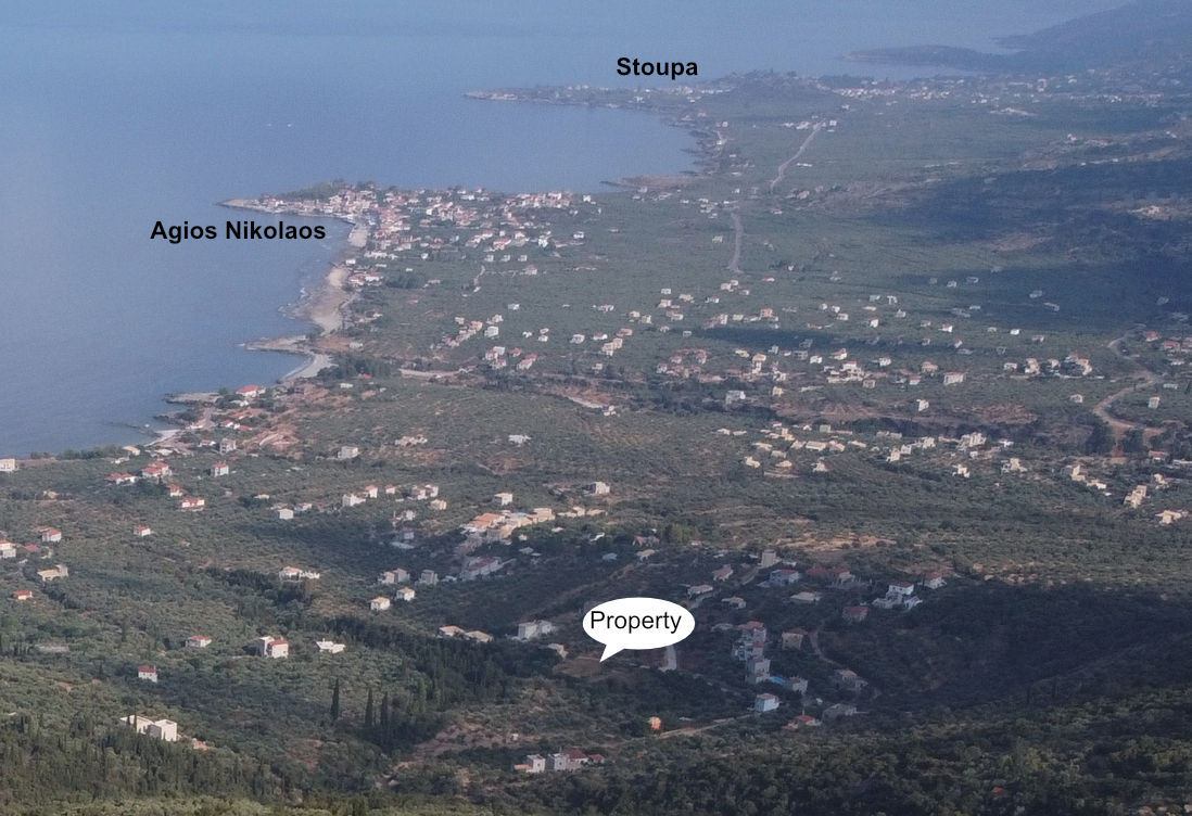 Η ίδια πλαγιά, πριν από την οικοδόμηση της γειτονιάς
